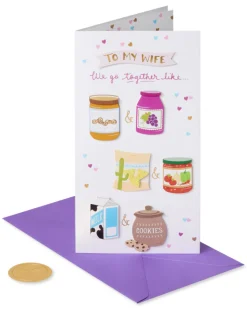 Perfect Match Birthday Greeting Card for Wife