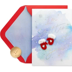 Perfect Pair Romantic Christmas Greeting Card