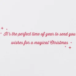 Perfect Time of Year Disney Christmas Greeting Card