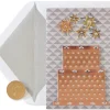 Perforated Leather Cake Birthday Greeting Card