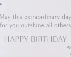 Perforated Leather Cake Birthday Greeting Card