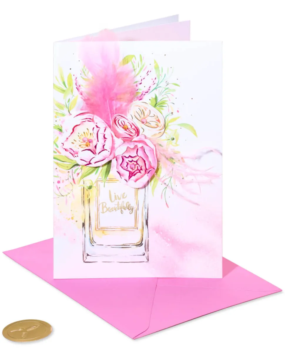 Perfume Florals Blank Greeting Card – BCRF Partnership