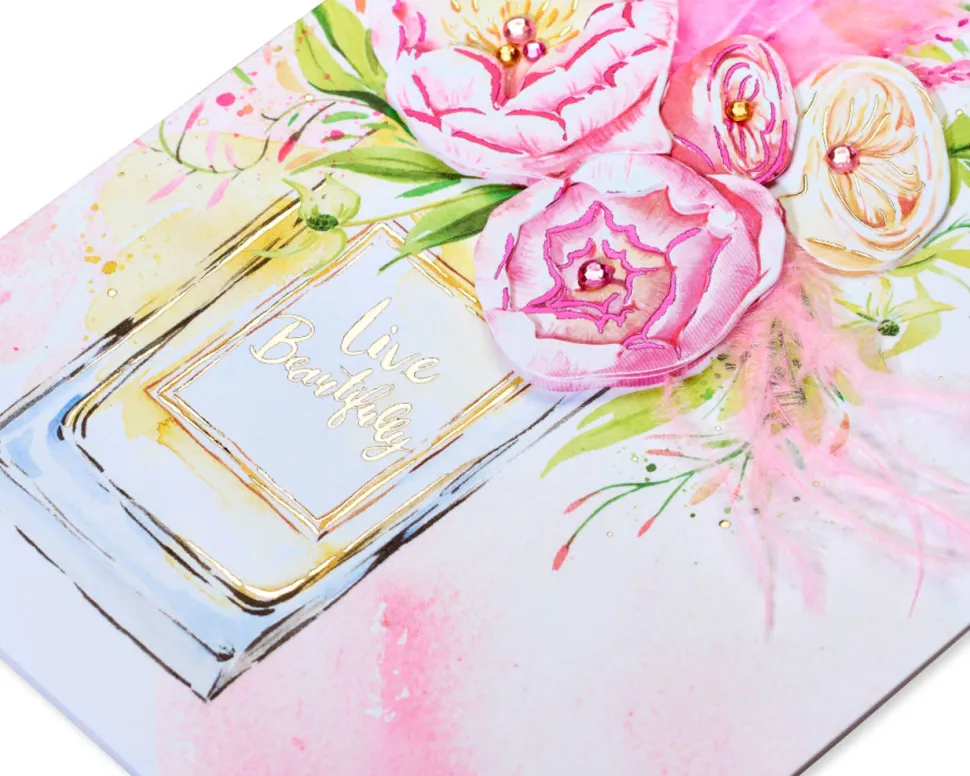Perfume Florals Blank Greeting Card – BCRF Partnership