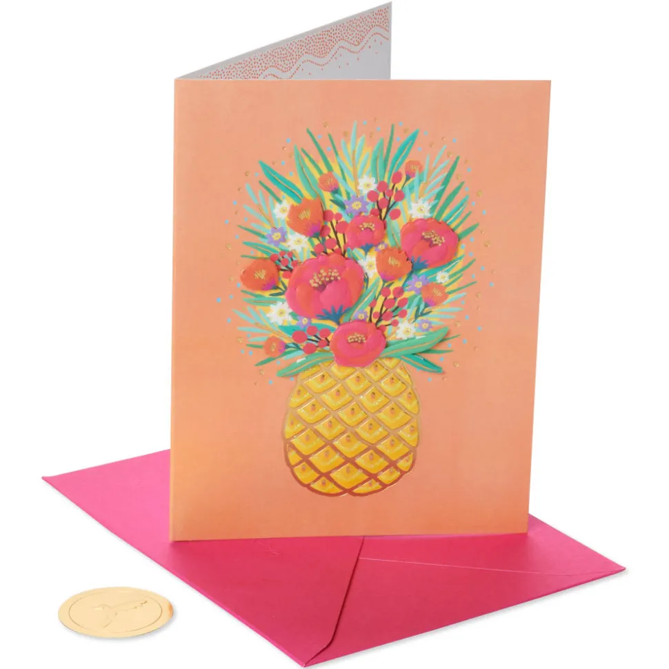 Pineapple Birthday Greeting Card