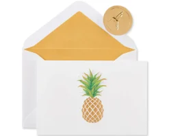 Pineapple Blank Cards with Envelopes, 16-Count