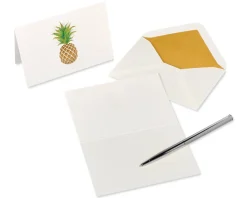 Pineapple Blank Cards with Envelopes, 16-Count