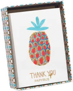 Pineapple Boxed Thank You Cards with Envelopes, 20-Count
