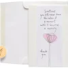 Pink Flower Thank You Greeting Card