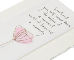 Pink Flower Thank You Greeting Card