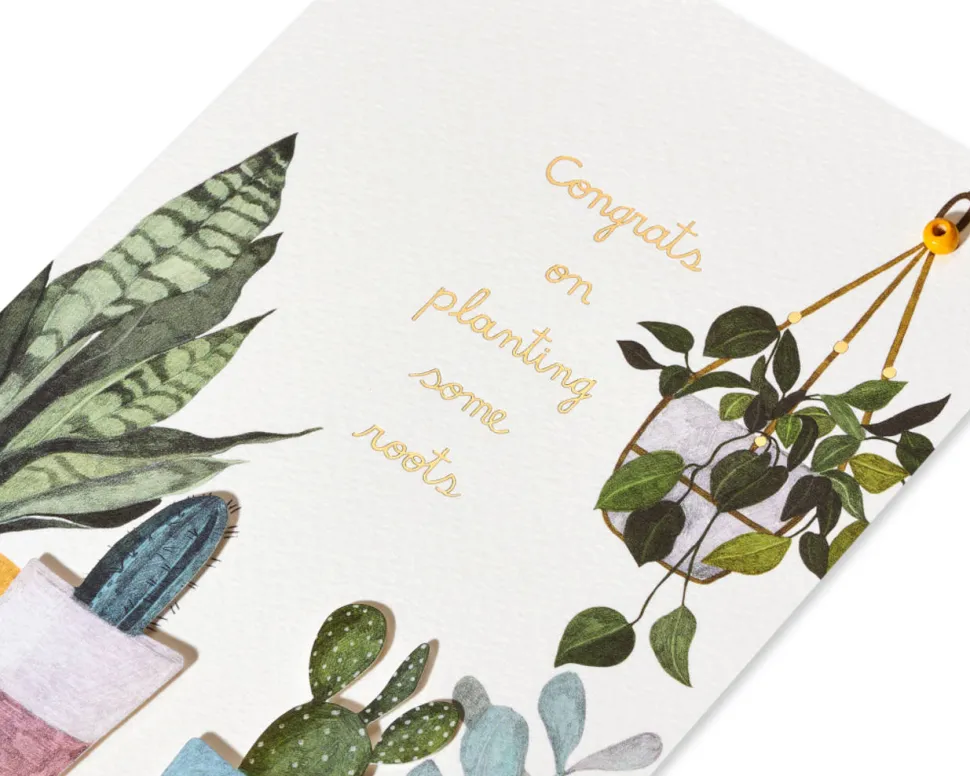 Planting Roots New Home Greeting Card