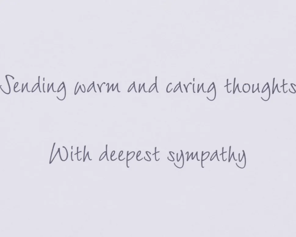 Precious Memories Sympathy Greeting Card