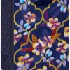 Purple Floral Large Gift Bag, 1 Bag