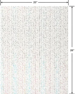 Rainbow Confetti Tissue Paper, 4 Sheets
