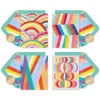 Rainbow 20-Count Blank Thank You Greeting Cards with Envelopes