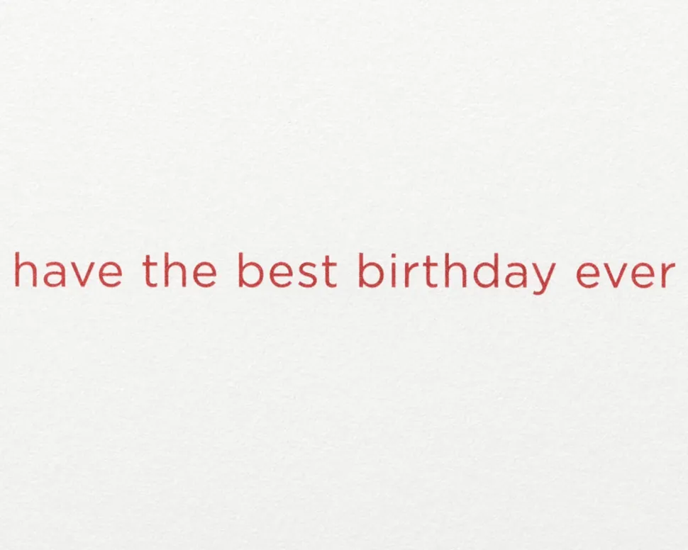 Rainbow Cupcake Birthday Greeting Card