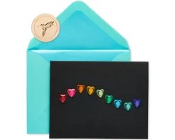 Rainbow Gems Boxed Blank Note Cards with Envelopes, 6-Count