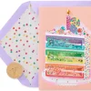 Rainbow Sprinkles and Glitter Birthday Greeting Card