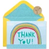 Rainbow Thank You Boxed Blank Note Cards and Envelopes, 12-Count
