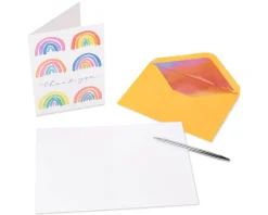 Rainbows and Hearts Boxed Blank Note Cards with Envelopes, 20-Count
