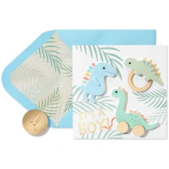RAWRSOME Dinosaur Baby Shower Card