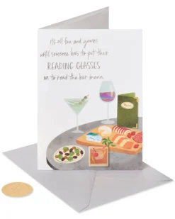 Reading Glasses Funny Birthday Greeting Card