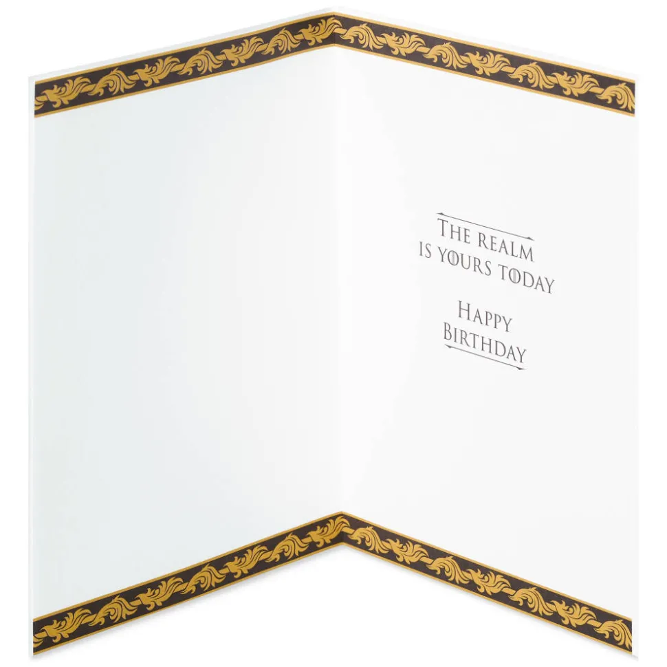 Realm Is Yours Game of Thrones Birthday Greeting Card
