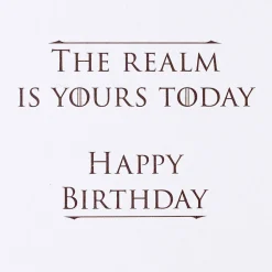 Realm Is Yours Game of Thrones Birthday Greeting Card