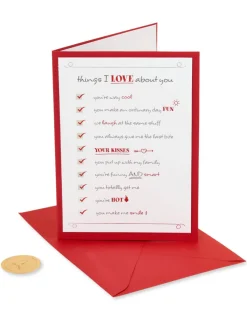 Reasons I Love You Romantic Greeting Card