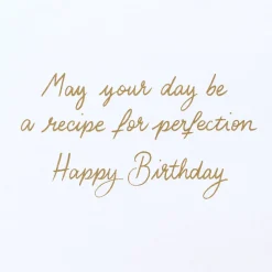 Recipe For Perfection Birthday Greeting Card
