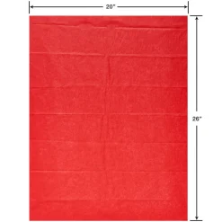 Red, Green and Gold Christmas Tissue Paper, 18 Sheets
