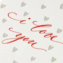 Red Hearts Romantic Greeting Card