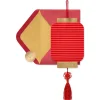 Red Lantern Blank Lunar New Year Greeting Card