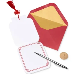 Red Lantern Blank Lunar New Year Greeting Card