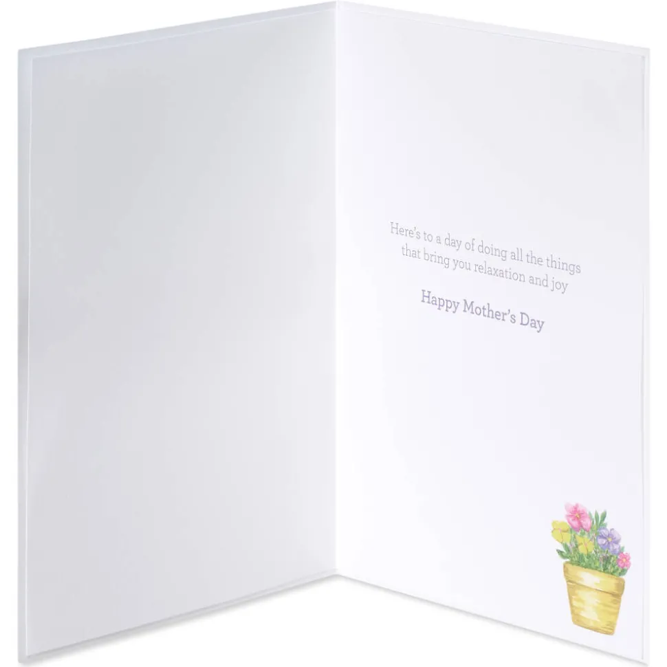 Relaxation and Joy Mothers Day Greeting Card