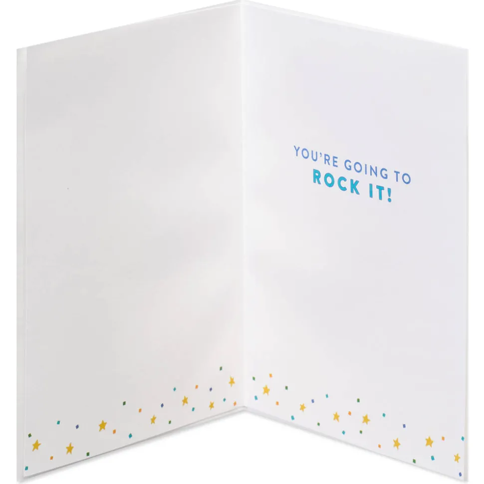 Rock It Graduation Greeting Card
