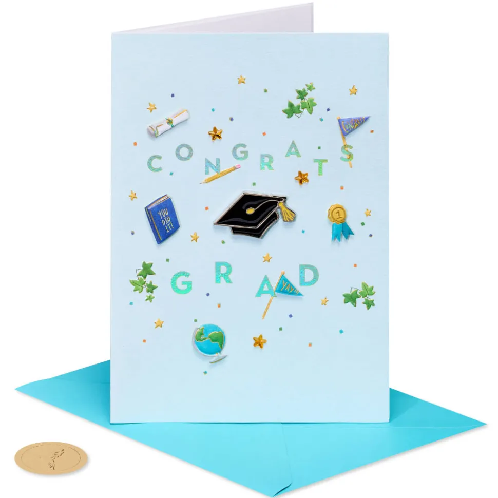 Rock It Graduation Greeting Card