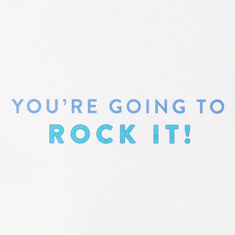 Rock It Graduation Greeting Card