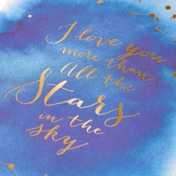 Romantic Stars Anniversary Greeting Card
