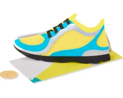 Running Shoes Birthday Greeting Card