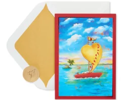 Sailboat Anniversary Greeting Card