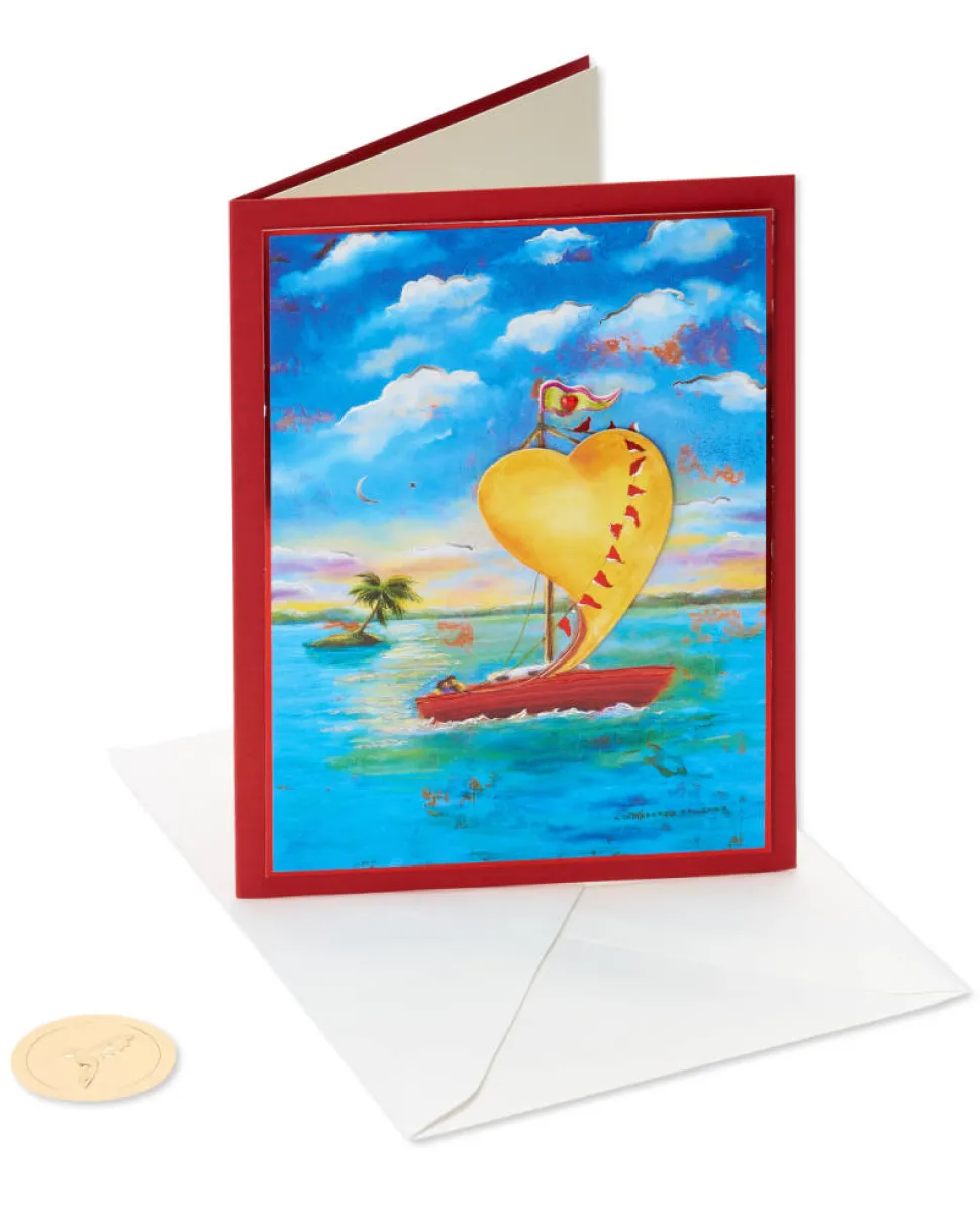 Sailboat Anniversary Greeting Card