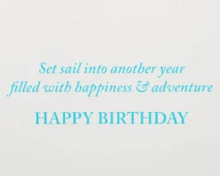 Sailboat Birthday Greeting Card