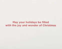 Santa Reaching for a Holiday Star Christmas Cards Boxed, 14-Count