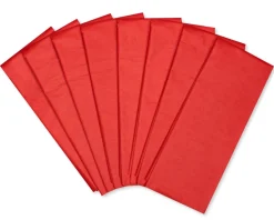 Scarlet Tissue Paper, 8 Sheets