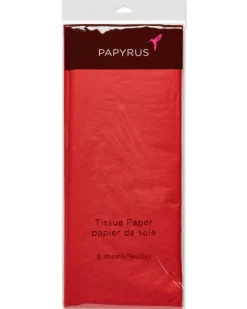 Scarlet Tissue Paper, 8 Sheets