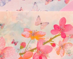 Scattered Blossoms Boxed Blank Note Cards with Glitter and Envelopes – BCRF Partnership, 12-Count