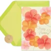 Scattered Flowers Birthday Greeting Card