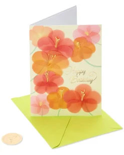 Scattered Flowers Birthday Greeting Card