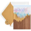 Scenic Mountain Thinking of You Blank Greeting Card