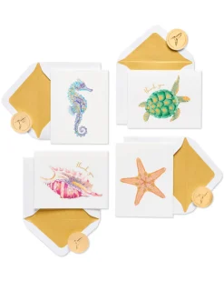 Sea Creatures Boxed Cards and Envelopes, 20-Count